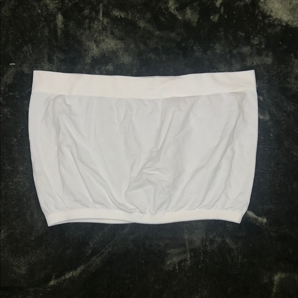White Bandeau Tube Top